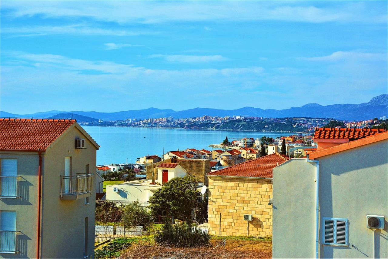 Modern Villa With Jacuzzi, Beautiful Sea View, Near Split! Villa 36A Podstrana Zewnętrze zdjęcie