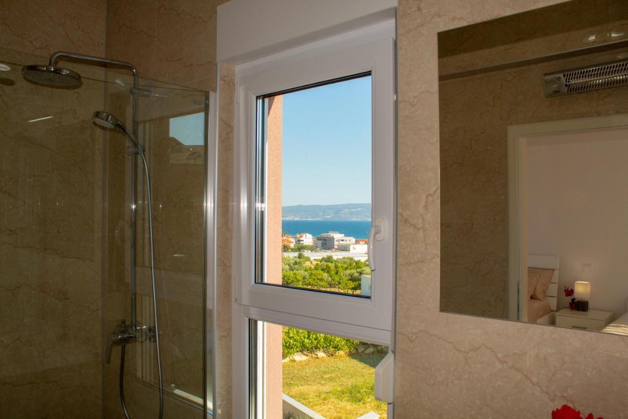 Modern Villa With Jacuzzi, Beautiful Sea View, Near Split! Villa 36A Podstrana Zewnętrze zdjęcie